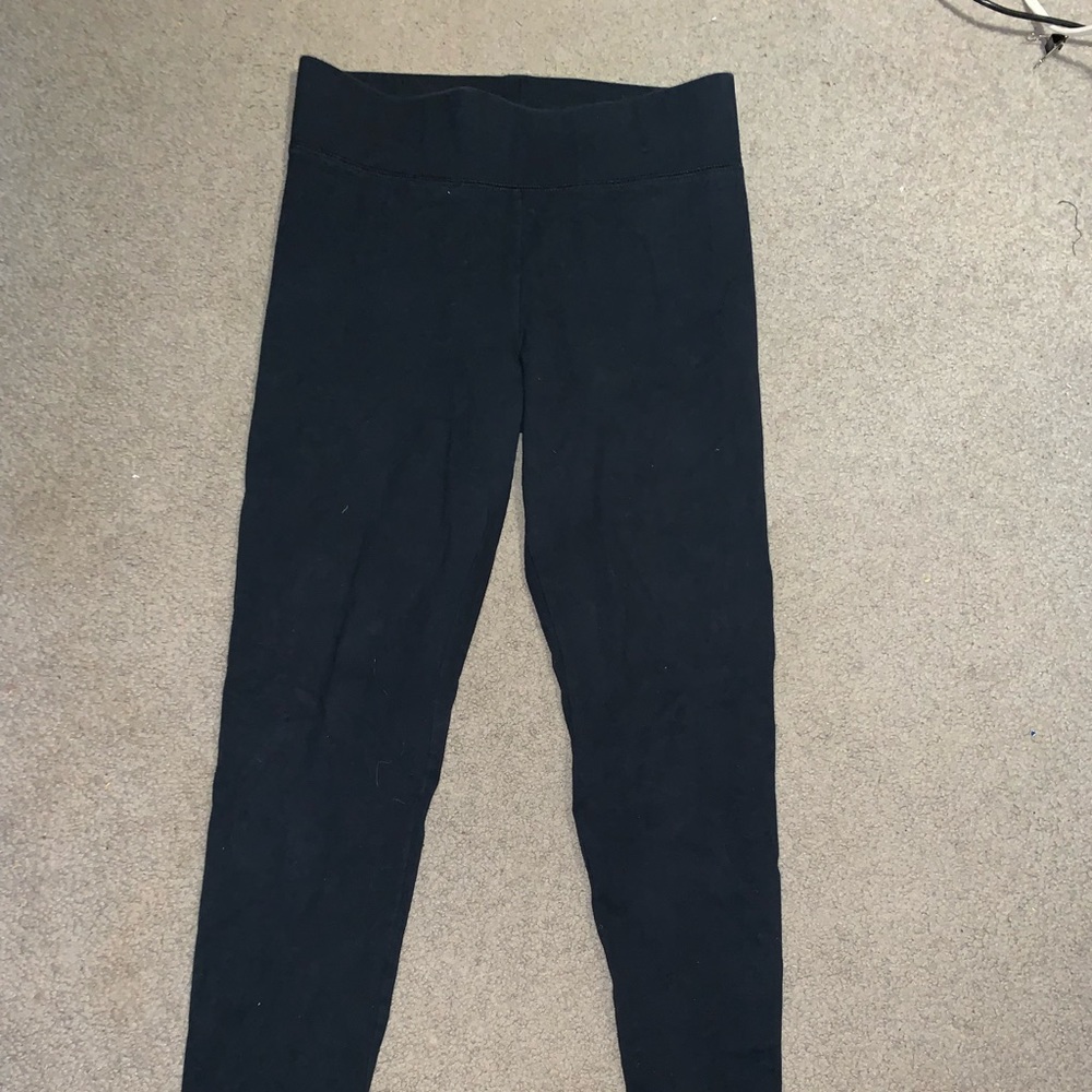 Arie full length leggings, black.